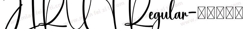 JIRUT Regular字体转换